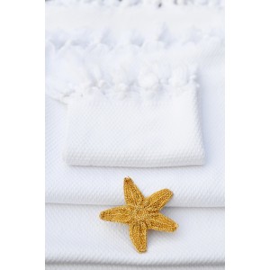 Pamukkale Washcloth - White