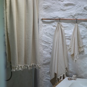 Pamukkale Bath Towel - Natural