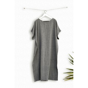 Charcoal Sile Caftan Dress