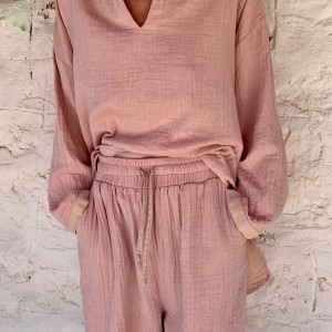 Muslin Tunic Blush-Taupe