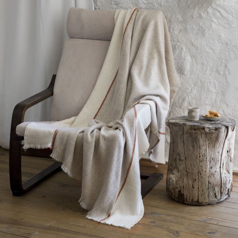 Wool Blended Throw-01AN