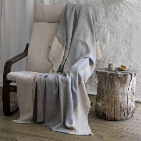 Wool Blended Throw-01AN