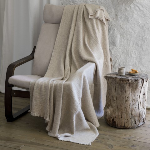 Wool Blended Throw - 03OS