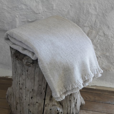 Wool Blended Throw - 03OS