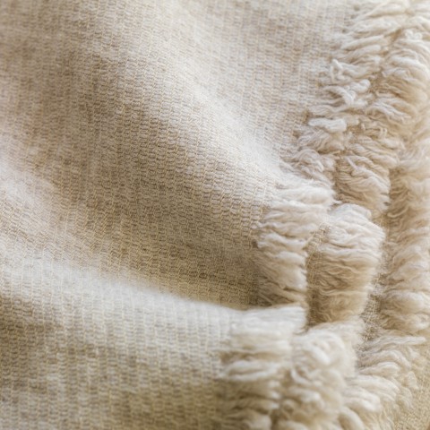 Wool Blended Throw - 03OS