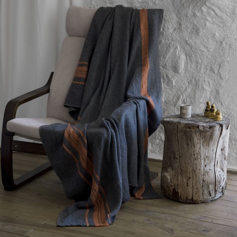 Wool Blended Throw 04LA