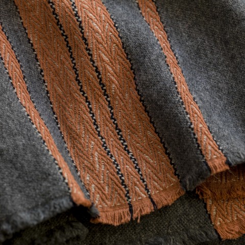 Wool Blended Throw 04LA