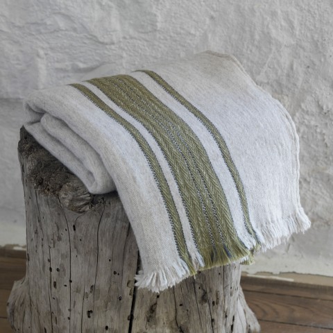 Wool Blended Throw 04LA