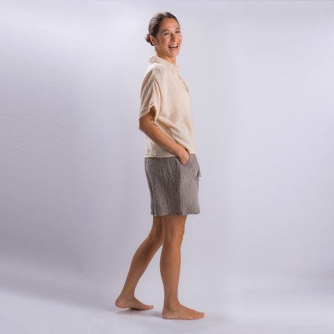 Sile Collared Top