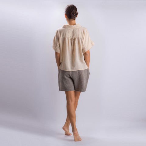 Sile Collared Top