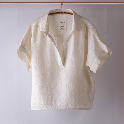 Sile Collared Top