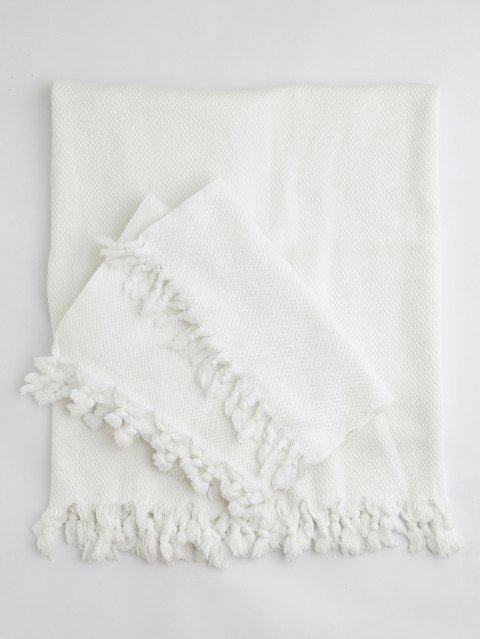 Pamukkale Washcloth - White