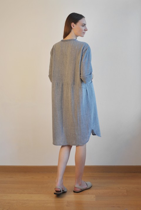 Marine Sile Tunic Dress