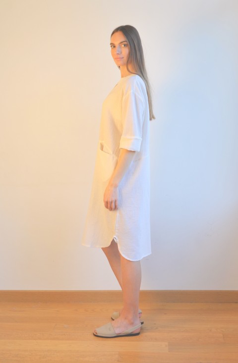 Off-White Sile Tunic Dress