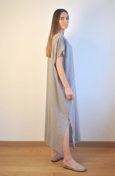 Grey Sile Caftan