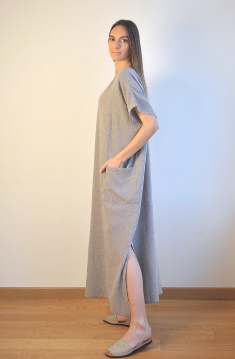 Grey Sile Caftan