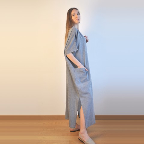 Marine Sile Caftan