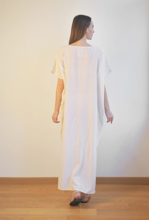 White Sile Caftan