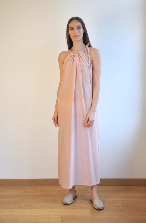 Blush Sile Halter Dress