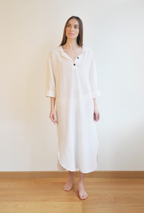 OffWhite Sile Hooded Caftan