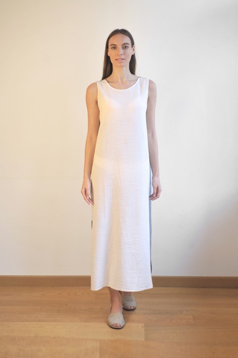 Off-White Marine SILE SLEEVELESS DRESS