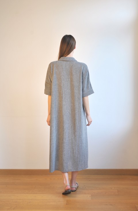 Charcoal SILE SHIRT DRESS