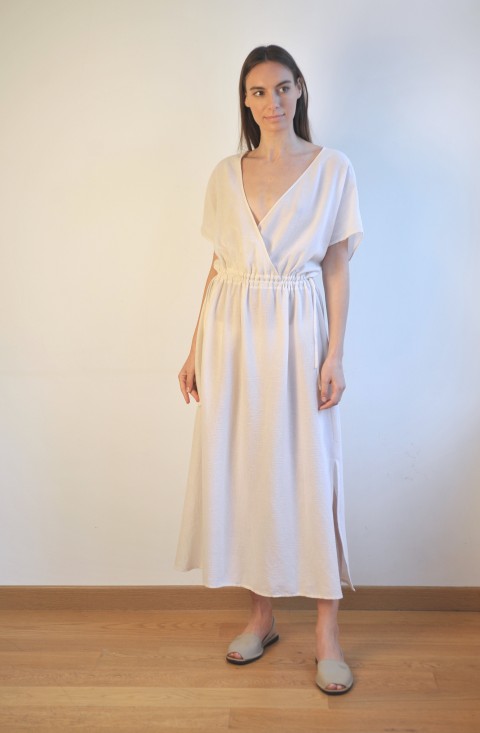 Off-White SILE COLUMN DRESS