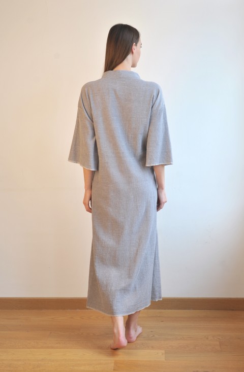 Grey SILE KIMONO