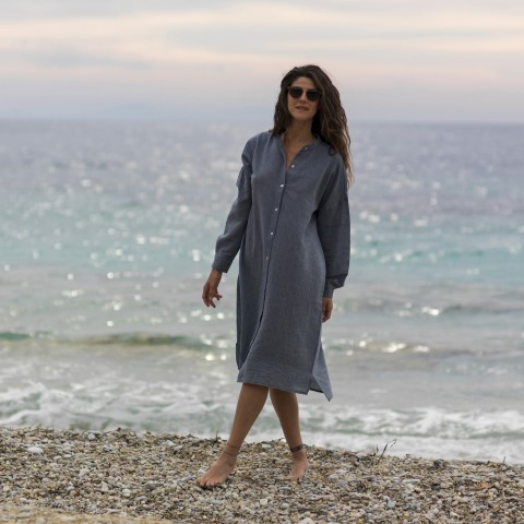 Marine Sile Shirt Tunic