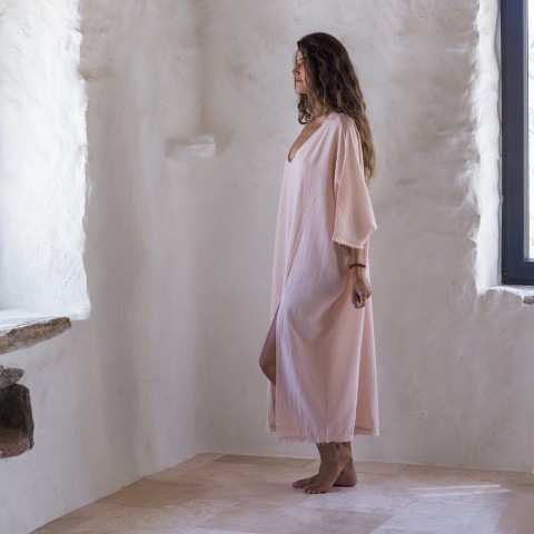 Blush Sile Maxi Caftan