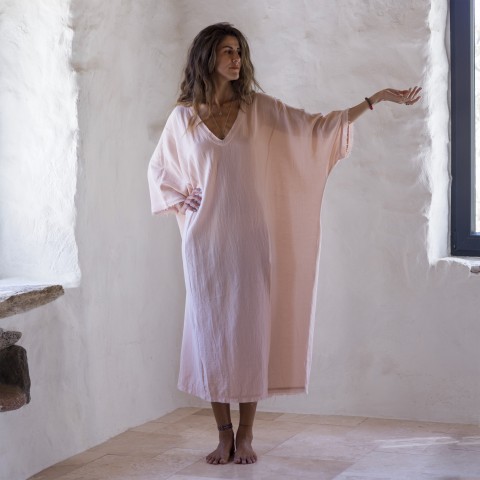 Blush Sile Maxi Caftan