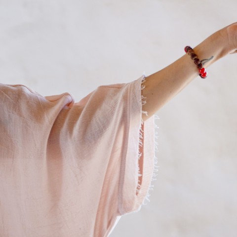 Blush Sile Maxi Caftan