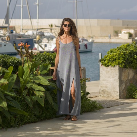 Marine Sile Maxi Dress