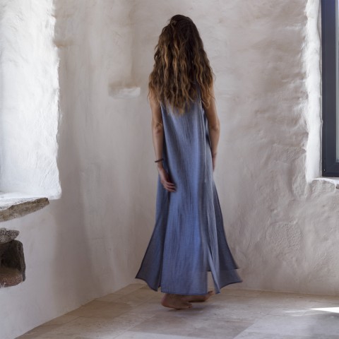 Marine Sile Maxi Dress