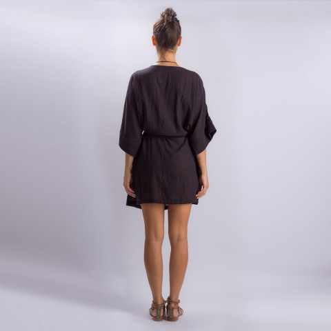 Sile Mini Wrap Dress