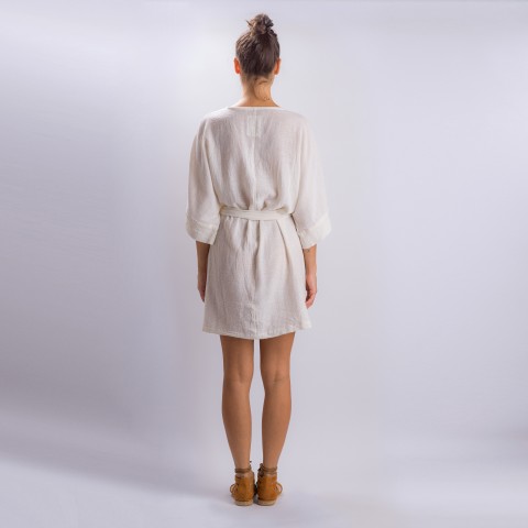 Sile Mini Wrap Dress
