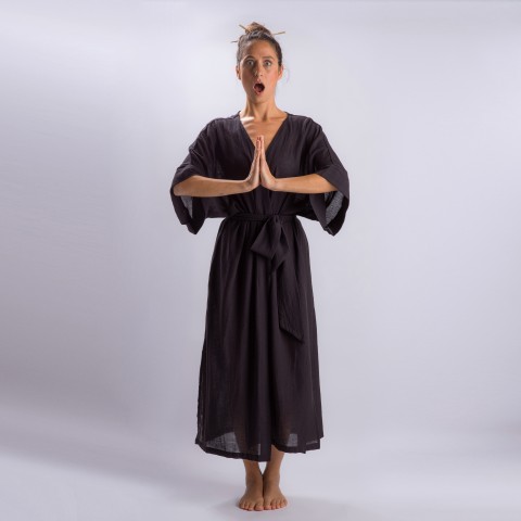 Sile Maxi Wrap Dress