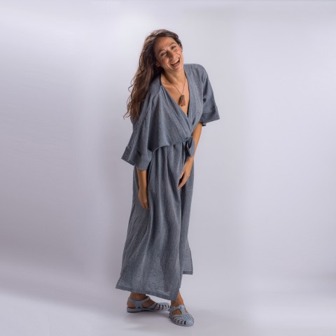 Sile Maxi Wrap Dress
