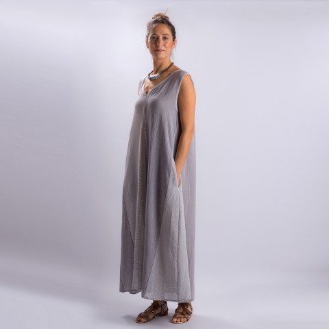 Sile Maxi Dress with Belt