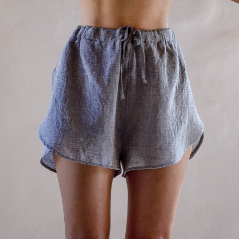 Khaki Sile Shorts