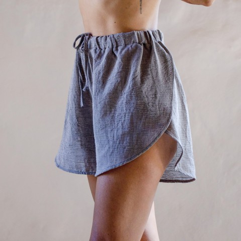 Khaki Sile Shorts