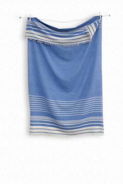 Navy Helen Turkish Towel