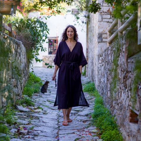 Sile Maxi Wrap Dress