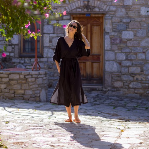 Sile Maxi Wrap Dress