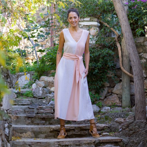 Sile Maxi Dress with Belt