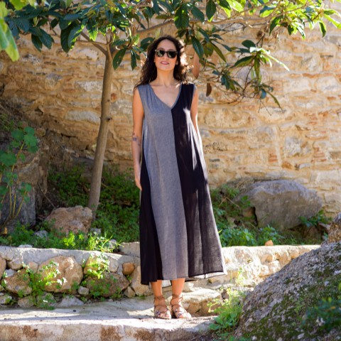 Sile Maxi Dress with Belt
