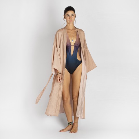 Cotton Gauze Kimono