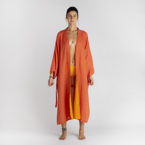 Cotton Gauze Kimono