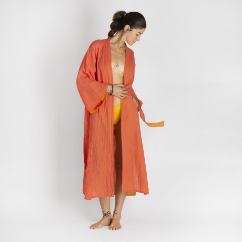 Cotton Gauze Kimono