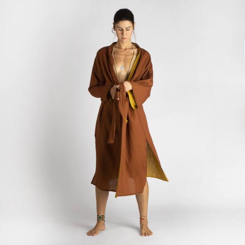 Cotton Gauze Kimono